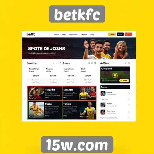 Interface do usuário do site betkfc e sua usabilidade
